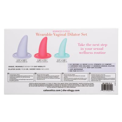 California Exotics - Sheology Advanced 3 Piece Wearable Vaginal Dilator Set (Multi Colour)