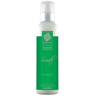 Sliquid - Balance Smooth Intimate Shave Cream 8.5 oz Honeydew Cucumber (Green)