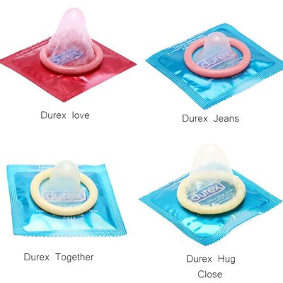 Durex 4in1 Value Ultra Thin Condoms Men Penis Sleeve Lubricated Adult Sex Condom for Men Safe Contraception