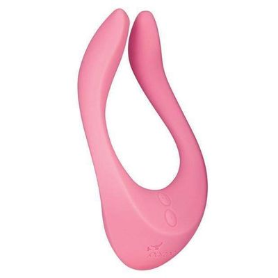 Satisfyer - Partner Multifun 2 Couples' Vibrator (Pink) - Free Gift