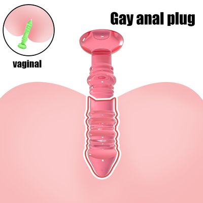 Silicone Anal Dildo No Vibrator Male Massager Anal Beads Plug G Spot Butt Plug Masturbation Anal Sex Toys For Male Couple