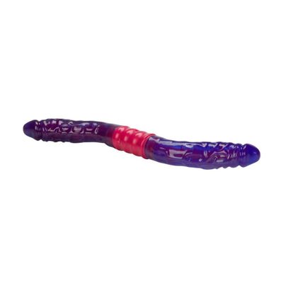 California Exotics - Dual Vibrating Flexi Double Dong 15" (Purple)