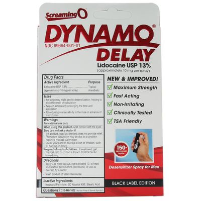 Dynamo Delay Spray - .5oz/15ml