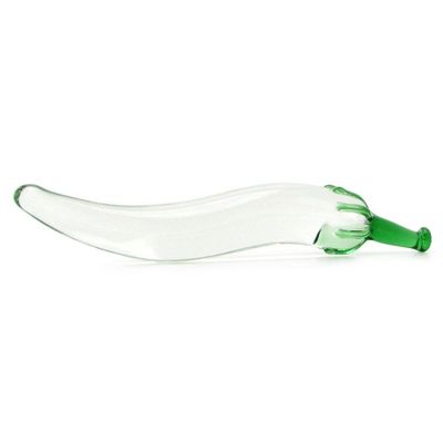 Glass Naturals Chili Pepper Glass Dildo