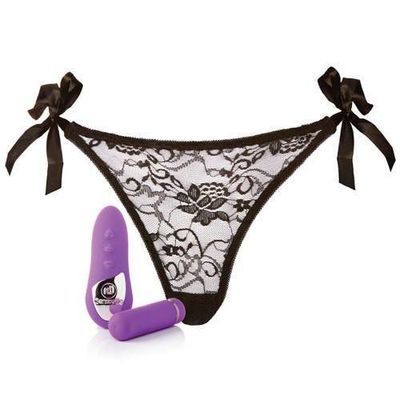 NU - Sensuelle Pleasure Panty 15 Functions Bullet with Remote Control (Purple)