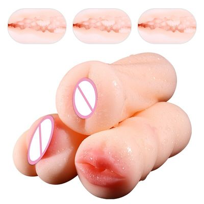 4D Realistic Deep Throat Male Masturbator Silicone Artificial Vagina Erotic Oral Sex Masculino Toy Sex Toys for Men