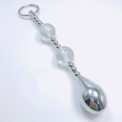 Anal Pull Beads Metal Stainless Steel Anal Masturbation Toys 170MM BDSM Couples Adults Sex Game Toys Butt Plug