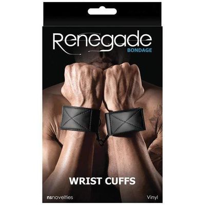 NS Novelties - Renegade Bondage Wrist Cuffs (Black)