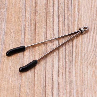 1 Pc Nipple Clamps Tweezers Adjustable Breast Clips High Quality Sex Toy Metal