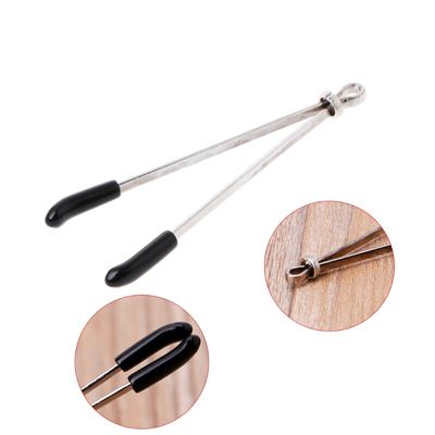 1 Pc Nipple Clamps Tweezers Adjustable Breast Clips High Quality Sex Toy Metal