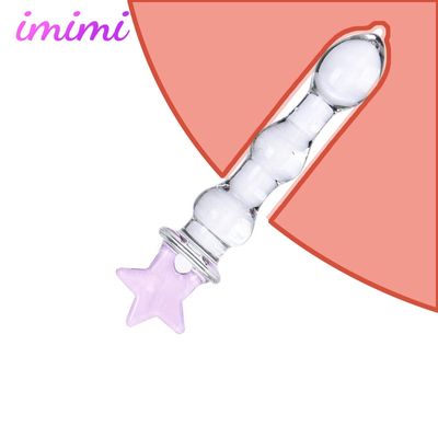 Anal Plug Glass Butt Plug  Masturbator Sex Toys for Woman G Spot Stimulator Dildo Vaginal Massager Anal Beads Adult Sex Products