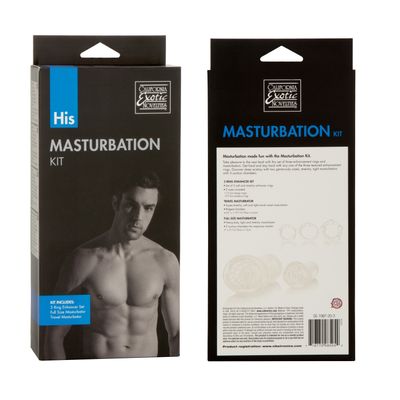 California Exotics - His Soft Stroker Masturbation Kit (Clear)