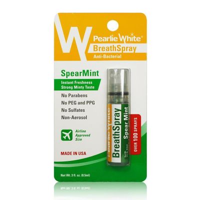 Pearlie White - Anti Bacterial Breathspray SpearMint 8.5ml (Green)