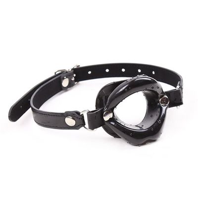 Erotic Blowjob Leather O Type Mouth Gag BDSM Bondage Restrictions Fetish Slave SM Products For Adult Games Sex Toys For Couples