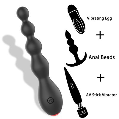 OLO 10 Speed Anal Beads Vibrator Prostate Massager Clitoris Stimulator Vibrating Butt Plug Erotic Toy Sex Toy for Women Men