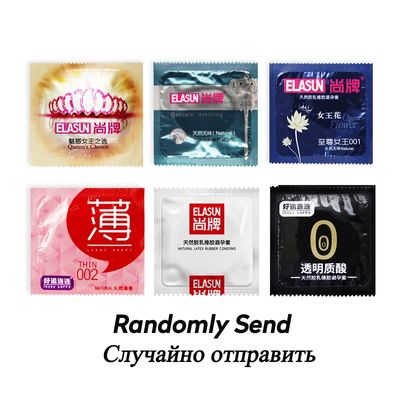 Elasun Condoms Plus Size Penis Different Varieties Large Spikes Fire Ice Condom Full Oil Smooth Lubricated Condom Hot Sale