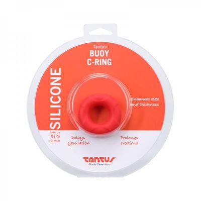 Tantus Buoy C-ring &#8211; Medium &#8211; Crimson