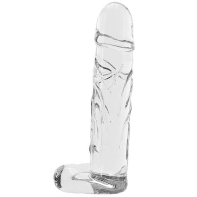 Blown Large Realistic Glass Dildo