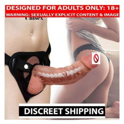 5.5 inch 7 Inch Strap On Artificial Solid Penis Dildo With Belt Sex Toy For Women By