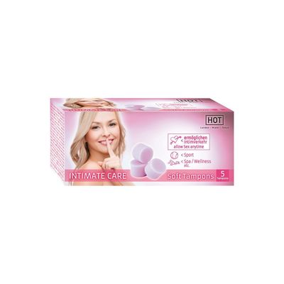 Hot - Intimate Care Soft Tampons (5 Pack)