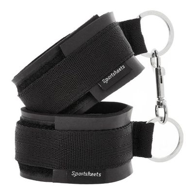Black Velcro Sport Cuffs