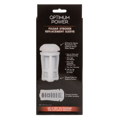 California Exotics - Optimum Power Pulsar Stroker Replacement Sleeve (White)