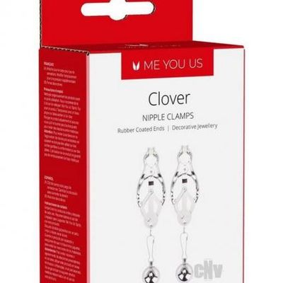 Me You Us Clover Nipple Clamps Silver