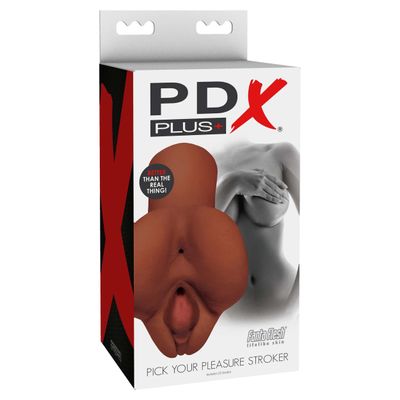 Pipedream - PDX Plus Pick Your Pleasure Stroker (Dark Brown)