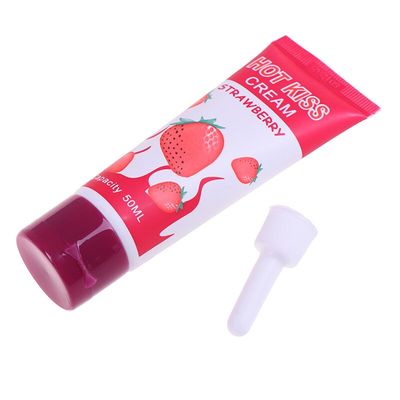 50ml Strawberry Cream Sex Lube Lubricant Oil Cream Body Massage Oil Lubricant for Anal Sex Grease Oral Vaginal Love Gel