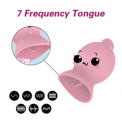 Vibrator Clintoris Oral G Spot Stimulant Sucking Female Tongue