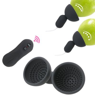 VATINE 16 Frequency Remote Control Suction Cup Nipple Sucker Vibrator G-spot Stimulate Breast Pump Nipple Massager Sex Shop