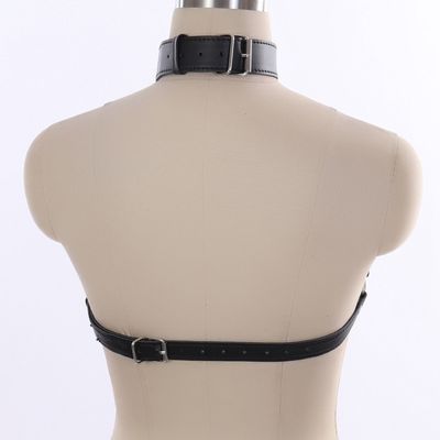 Leather Harness Sexy Open Bra Top,BDSM Restraints Strap,Women Breast  Bondage,Sex Toys for Couples (Color : 6 BDSM Bra)