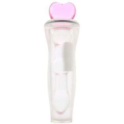 Crystal Heart of Glass Dildo with Case