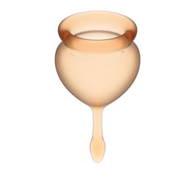 Satisfyer - Feel Good Menstrual Cup Set (Orange)