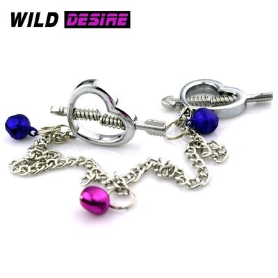 Nipple sex toys BDSM Accessories Products for mature women Intimate goods nipple clip women's accessories breast bondage steel