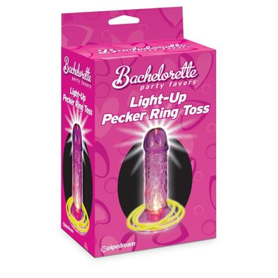 Pipedream - Bachelorette Party Favors Light Up Pecker Ring Toss (Purple)