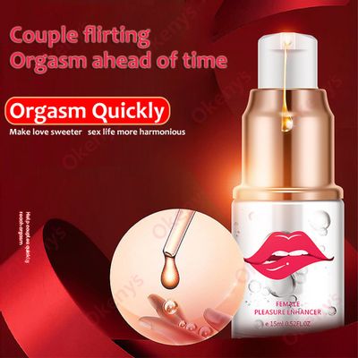 Orgasm Gel Libido Enhancer Sexual Aphrodisiac Intense Orgasmic Gel Sex Drops Exciter for Women Stimulant Vagina Sex Spray 15ml