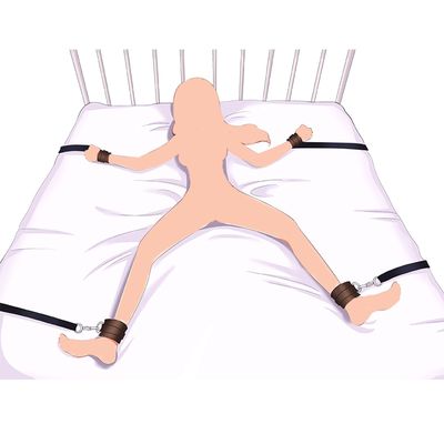 Sex Toys For Woman Men BDSM Bondage Lingerie Set Under Bed Erotic Restraint Handcuffs & Ankle Cuffs Adults Games for Couples
