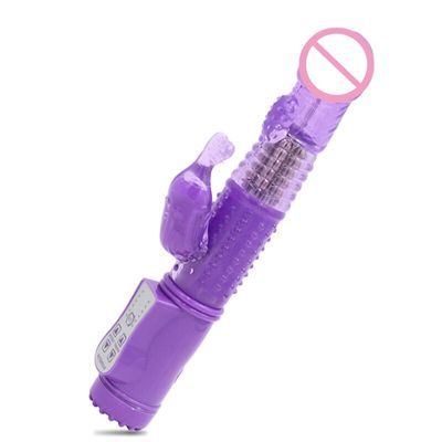 Sex Toy For Women G Spot Stimulator 360 Rotating Dildo Vibrator Dolphins Bead Rod Thrusting Sex Machine Vibrating rod