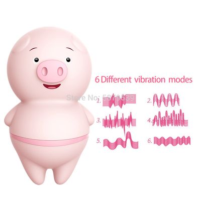 Cute Pig Tongue Clitoris Stimulator Stimulation Licking Vibrator Sex Toys for Woman Nipple Massager Female Masturbator 6 Modes