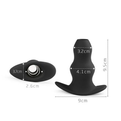Hollow anal plug to go out with anal dilator speculum silicone anal plug g spot backyard chrysanthemum for male/female sex appea