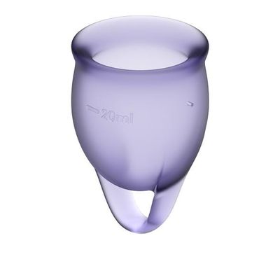 Satisfyer - Feel Confident Menstrual Cup Set (Lilac)