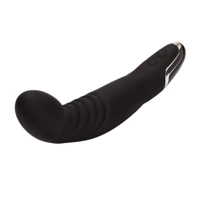 California Exotics - Dr Joel Kaplan Silicone Ridged P Prostate Massager (Black)