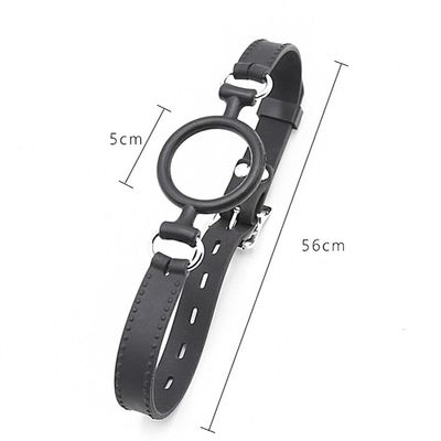 Bondage Soft Silicone Mouth Strap with Mouth Gag Ring Adult Fetish Sex Toys for woman A good item to bring your fantasy to life