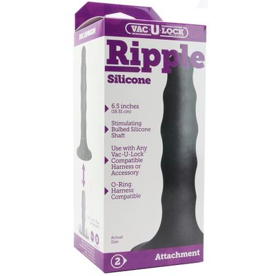 Ripple Silicone Vac-U-Lock Dildo Attachment