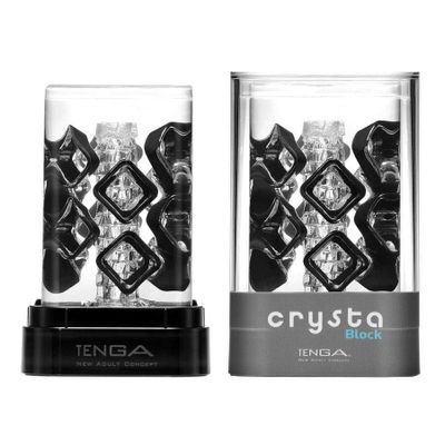 Tenga - Crysta Block Soft Stroker Masturbator (Clear)