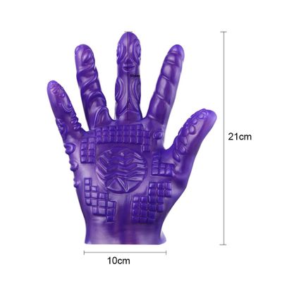 Soft Magic Finger Sleeve Gloves Vagina Clitoris Stimulator Flirting Spike Glove G-spot Massage Sex Toys for Women Masturbation