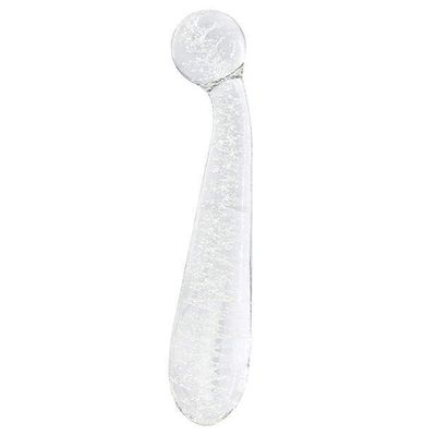 NS Novelties - Firefly Glow In The Dark Glass G Spot Wand Massager (Clear)