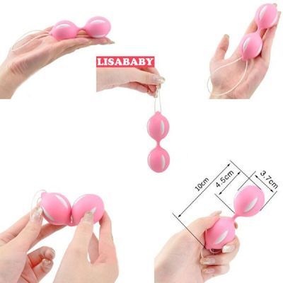 Female Smart Duotone Ben Wa Ball Weighted Female Kegel Vaginal Tight Exercise Training Ball Vibrators Sex Toys For Women