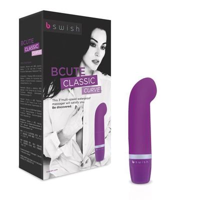 B Swish - Bcute Classic Curve Vibrator (Purple)